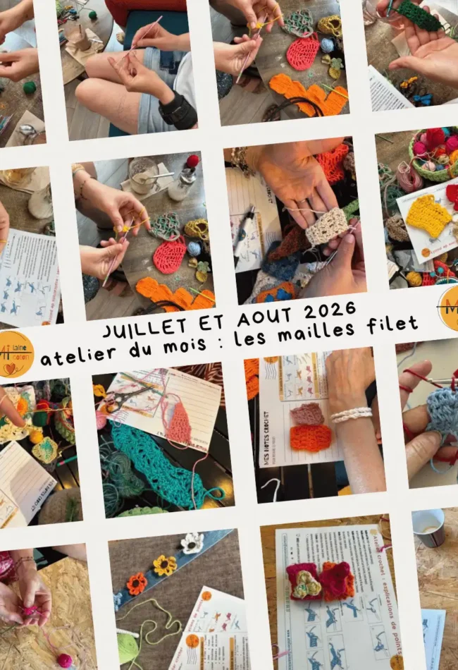 retour en images : ateliers du mois de juillet-Aout 2026